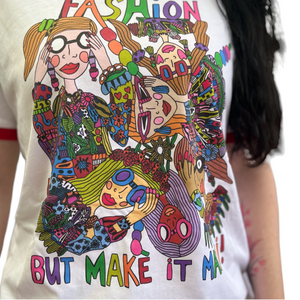 “Fashion but make it maxi”  Ringer T-Shirt (Pre-Order)